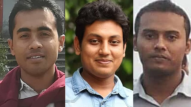 মো. মোস্তাফিজুর রহমান ,মো. আনিসুর রহমান ও  খোরশেদ আলম