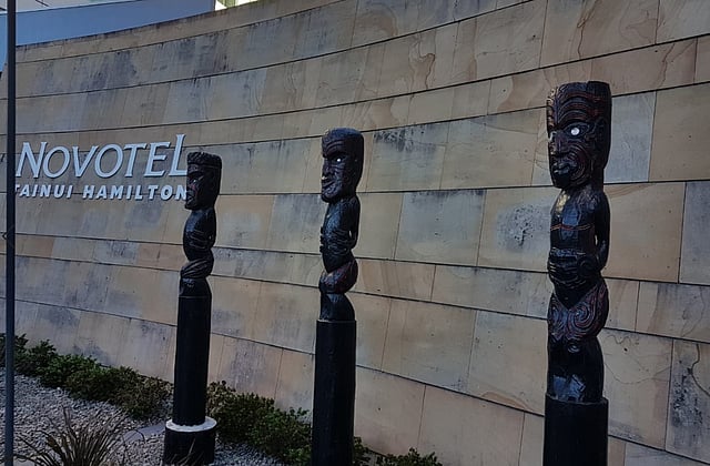 নভোটেল তানুই হোটেল। হ্যামিল্টনে বাংলাদেশ দলের বরাবরের ঠিকানা। ছবি: লেখক