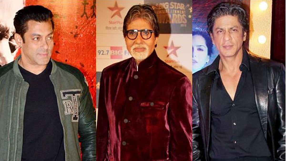 সালমান খান, অমিতাভ বচ্চন ও শাহরুখ খান