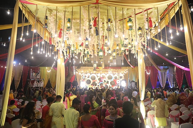 গায়েহলুদ অনুষ্ঠান। ছবি: দীপু মালাকার