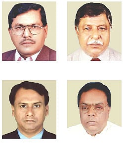 খলিলুর রহমান সরকার, গোলাম হোসেন, আবদুল হাকিম খান ও জহুরুল ইসলাম