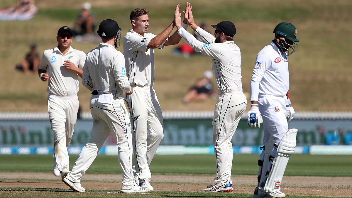 বাকি ব্যাটসম্যানদের ব্যর্থতা দিনটাকে তামিমের হতে দেয়নি। ছবি: এএফপি