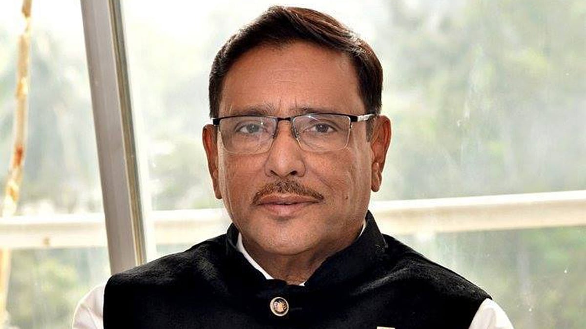 ওবায়দুল কাদের। ফাইল ছবি