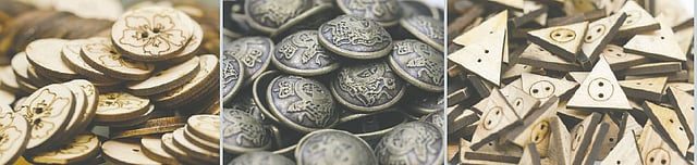 বোতাম একটু ভিন্ন হলে পোশাকে আসবে বৈচিত্র্য। ছবি: নকশা