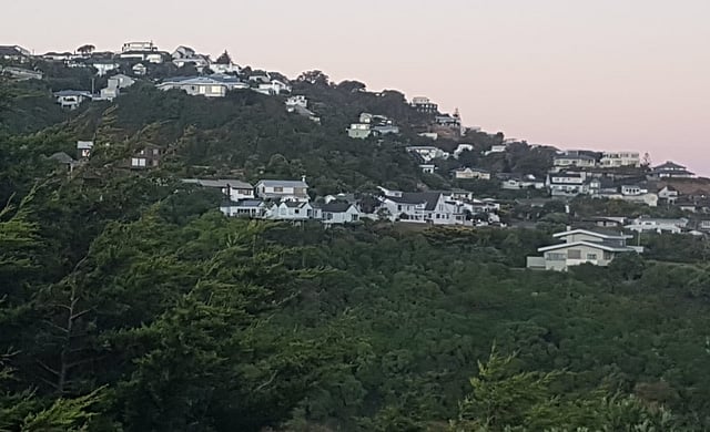 হারবার লজের জানালা দিয়ে দেখা দৃশ্যপট। ছবি: লেখক