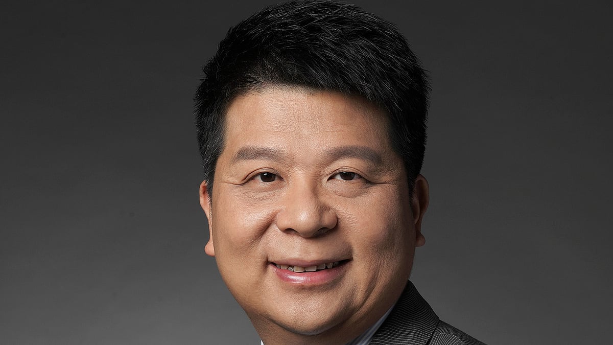 হুয়াওয়ের রোটেটিং চেয়ারম্যান গুও পিং। ছবি: সংগৃহীত