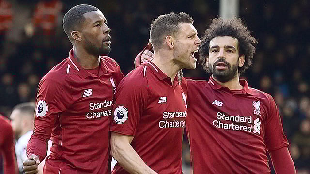 মিলনারের ওপর ভর করেই গতকাল জিতেছে লিভারপুল। ছবি: এএফপি