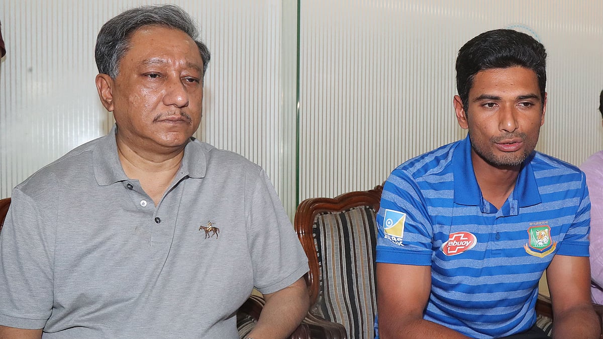 ক্রিকেটাররা দ্রুত মানসিক ধাক্কা কাটিয়ে উঠবেন, এ আশা বিসিবি সভাপতির। ছবি: প্রথম আলো
