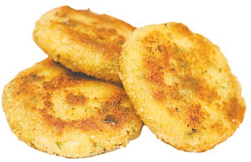 আলু–পনির টিকিয়া