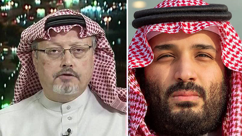 সাংবাদিক জামাল খাসোগি, যুবরাজ মোহাম্মদ বিন সালমান।
