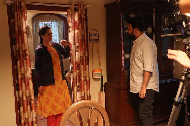 বিজ্ঞাপনচিত্রের দৃশ্যে আদনান আল রাজীব ও সালিনা প্রকাশ। ছবি: সংগৃহীত