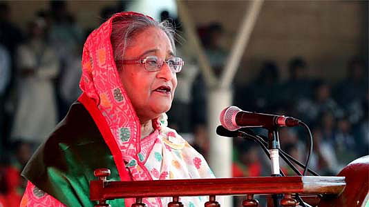 প্রধানমন্ত্রী শেখ হাসিনা