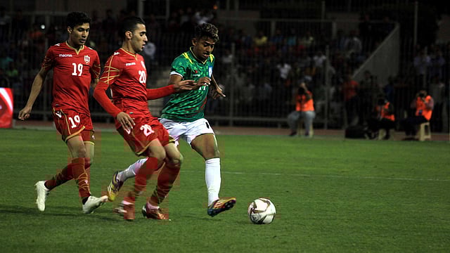 বাহরাইনে দারুণ ফুটবল খেলেছেন যুবারা। সৌজন্য ছবি