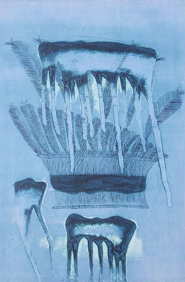 ‘জড় ও জীবন–৪’,শিল্পী: মুন রহমান
