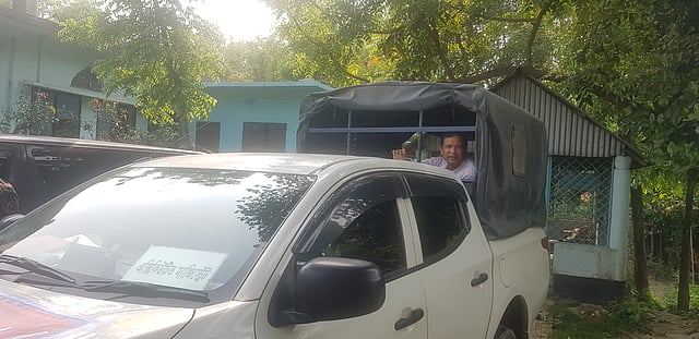 আটককৃত আবুল বাশার। ছবি: প্রথম আলো