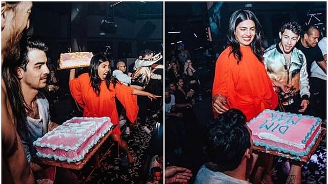 মিয়ামি সমুদ্রসৈকতে ভক্তদের উদ্দেশে কেক ছুড়ে দেন জোনাস ব্রাদার্স আর প্রিয়াঙ্কা চোপড়া