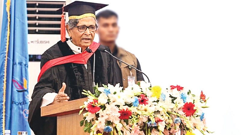 ইনডিপেনডেন্ট ইউনিভার্সিটি, বাংলাদেশের সমাবর্তনে আবদুল্লাহ আবু সায়ীদ