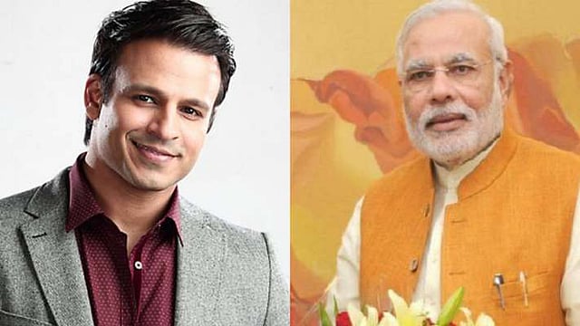 বিবেক ওবেরয় ও প্রধানমন্ত্রী নরেন্দ্র মোদি