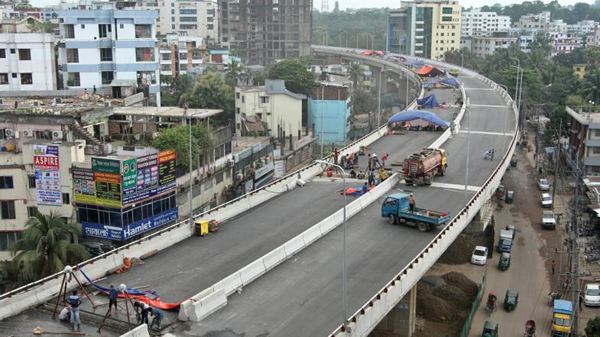 আখতারুজ্জামান চৌধুরী উড়ালসড়ক। ফাইল ছবি