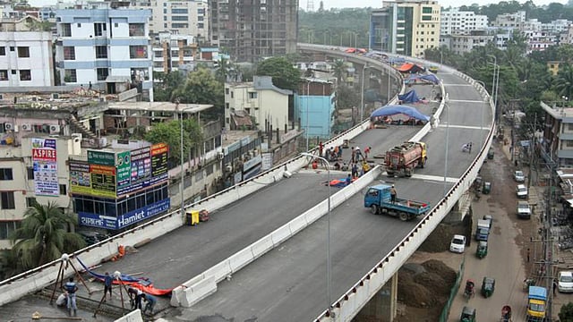 আখতারুজ্জামান চৌধুরী উড়ালসড়ক। ফাইল ছবি