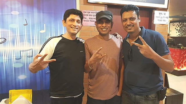 সৈয়দ শহীদ, কাজী শুভ ও আইয়ুব। ছবি: সংগৃহীত