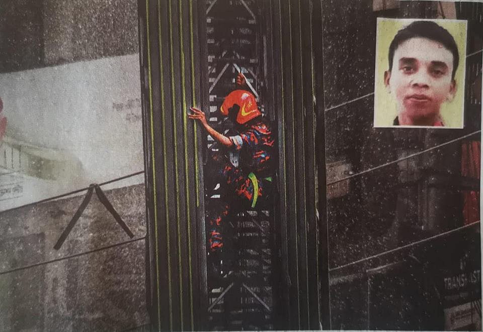 বনানীর দুর্ঘটনায় উদ্ধারকাজে নিজের জীবন বিলিয়ে দিয়েছেন সোহেল রানা। ছবি: ফেসবুক