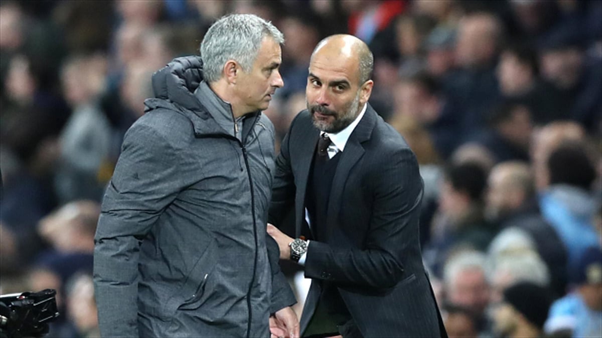 গার্দিওলা ও মরিনহোর দেখা শুধু মাঠেই হয় না। ছবি সংগৃহীত