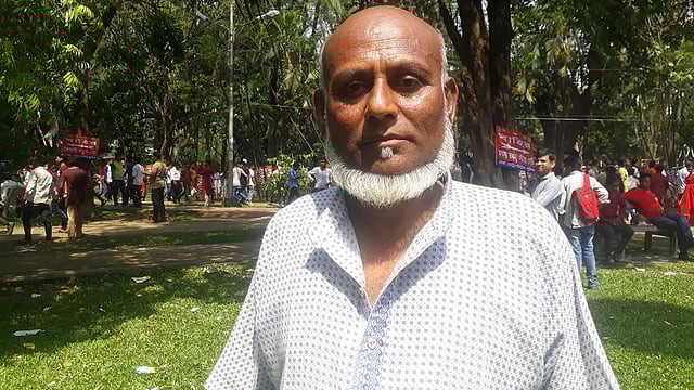 রমনায় সিদ্দিকুর রহমান। ঢাকা, ১৪ এপ্রিল, ২০১৯। ছবি: আসাদুজ্জামান