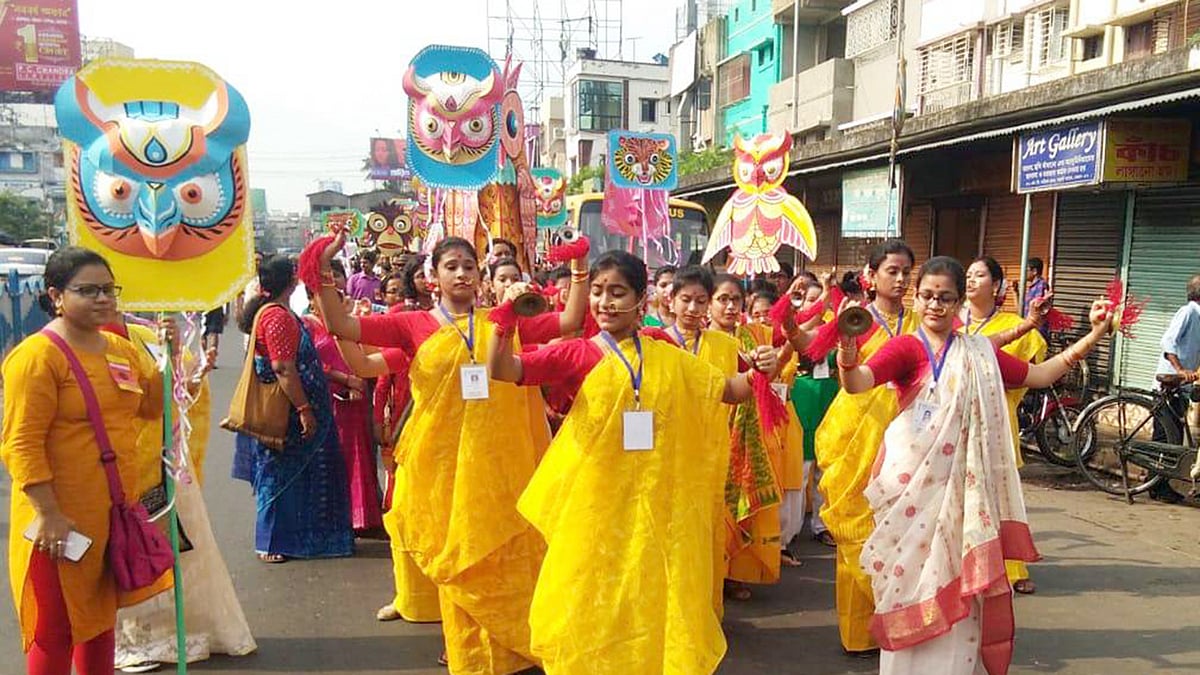 গতকাল পশ্চিমবঙ্গে উদ্যাপন করা হয় পয়লা বৈশাখ। ছবি: ভাস্কর মুখার্জি