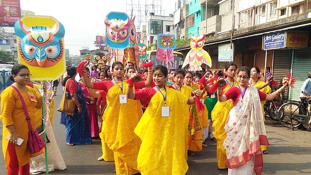 গতকাল পশ্চিমবঙ্গে উদ্‌যাপন করা হয় পয়লা বৈশাখ। ছবি: ভাস্কর মুখার্জি
