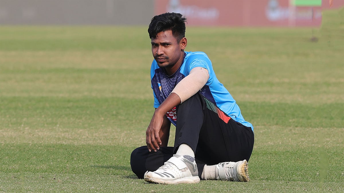 প্রথমবারের মতো বিশ্বকাপ খেলতে যাচ্ছেন মোস্তাফিজ। ছবি: প্রথম আলো