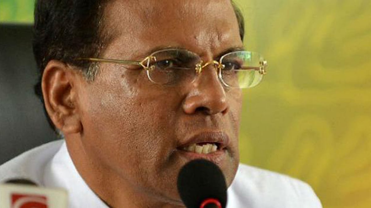 শ্রীলঙ্কার প্রেসিডেন্ট মাইথ্রিপালা সিরিসেনা