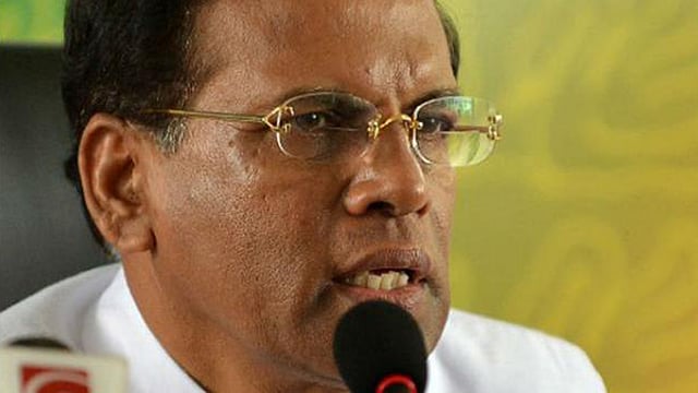 শ্রীলঙ্কার প্রেসিডেন্ট মাইথ্রিপালা সিরিসেনা