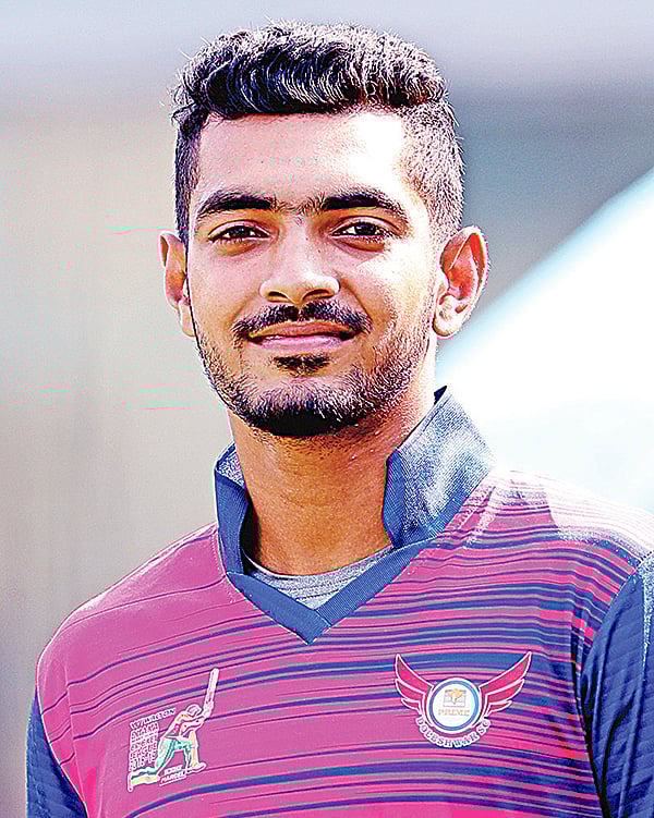 ঢাকা প্রিমিয়ার লিগে এবার সর্বোচ্চ রান করেছেন সাইফ হাসান। ছবি: প্রথম আলো