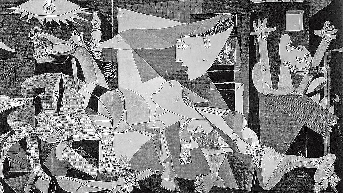 ১৯৩৭ সালের মে মাসে ফ্রান্সের প্যারিসে পাবলো পিকাসো আঁকতে শুরু করেন তাঁর জগৎখ্যাত চিত্রকর্ম ‘গোয়ের্নিকা’