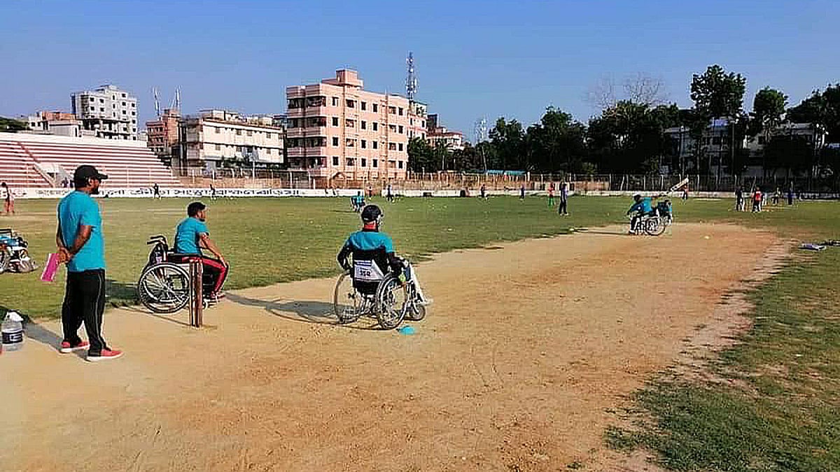 বাংলাদেশ হুইলচেয়ার দল। ছবি: ফেসবুক