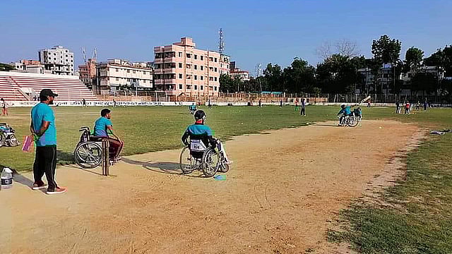 বাংলাদেশ হুইলচেয়ার দল। ছবি: ফেসবুক