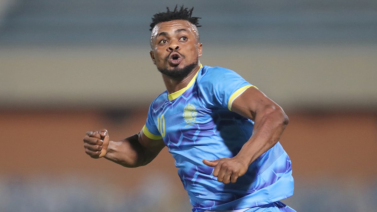 আবাহনী স্ট্রাইকার সানডে চিজোবা। ছবি: প্রথম আলো