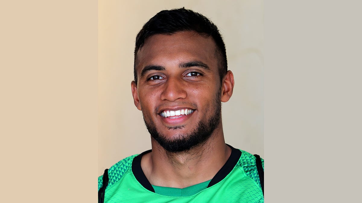 বাংলাদেশ ফুটবল দলের অধিনায়ক জামাল ভূঁইয়া। ছবি: প্রথম আলো