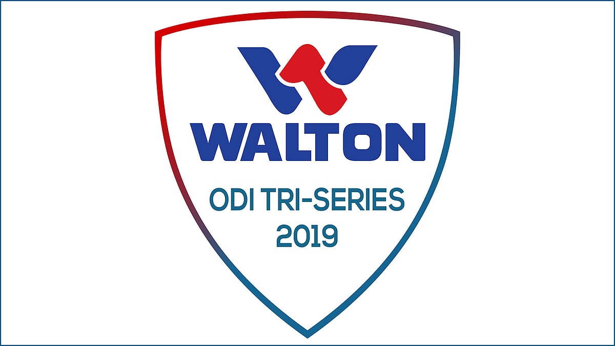 ত্রিদেশীয় সিরিজের লোগো। ছবি: ওয়ালটন