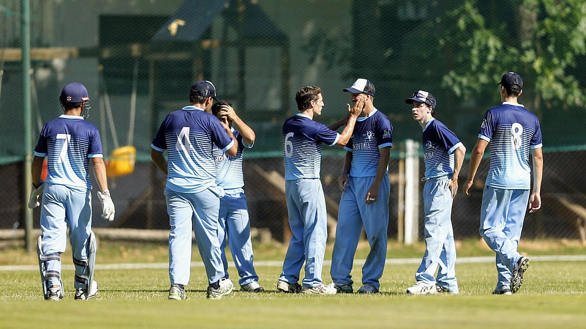 আমেরিকা অঞ্চলের একটি ম্যাচে আর্জেন্টিনা দল। ছবি: আইসিসি
