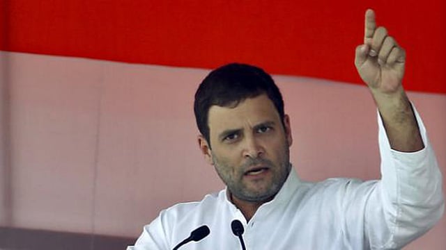 কংগ্রেস সভাপতি রাহুল গান্ধী।