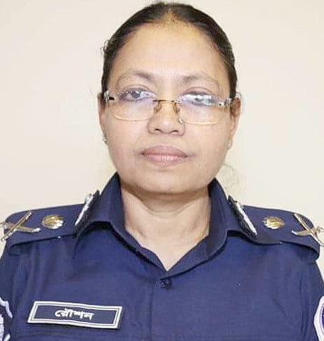 কঙ্গোতে সড়ক দুর্ঘটনায় নিহত অতিরিক্ত আইজিপি রৌশন আরা বেগম।