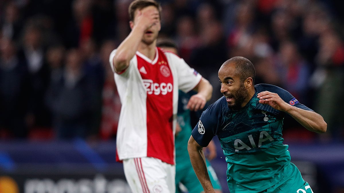 টটেনহামকে ফাইনালে তুলেছেন লুকাস মউরা। ছবি: এএফপি