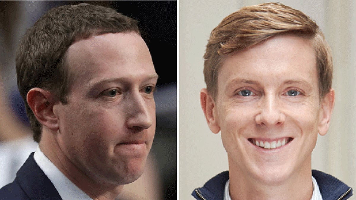 মার্ক জাকারবার্গ ও ক্রিস হিউজ