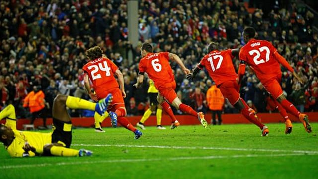 শেষ মুহূর্তের সেই গোল করে লভরেনদের ভোঁ দৌড়! ছবি : টুইটার