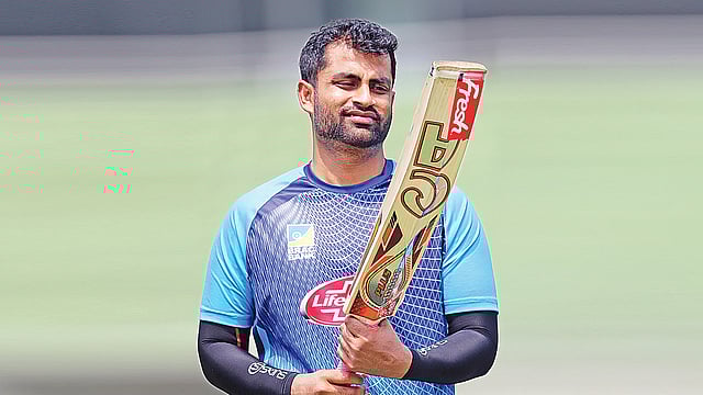 গত চার বছরে সাত সেঞ্চুরি পেয়েছেন তামিম ইকবাল। ফাইল ছবি