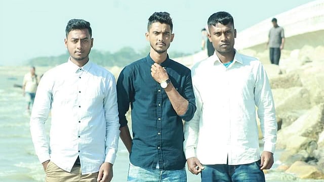 লিটন শিকদার, আহমদ হোসেন ও আবদুল আজিজ (বাঁ থেকে)। ছবি: সংগৃহীত