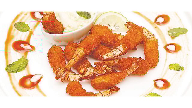 মুচমুচে চিংড়ি