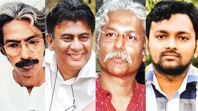 মোজাম্মেল হোসেন, তারেক মাসুদ, মিশুক মুনির, রাজীব হোসেন